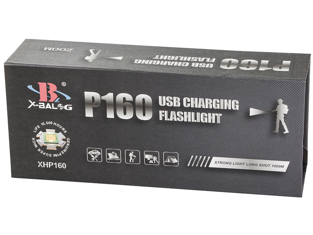 Prožektorius bailong p19 su led cree xhp160 ir cob