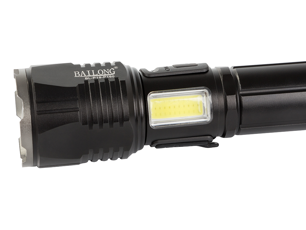 Prožektorius bailong p19 su led cree xhp160 ir cob