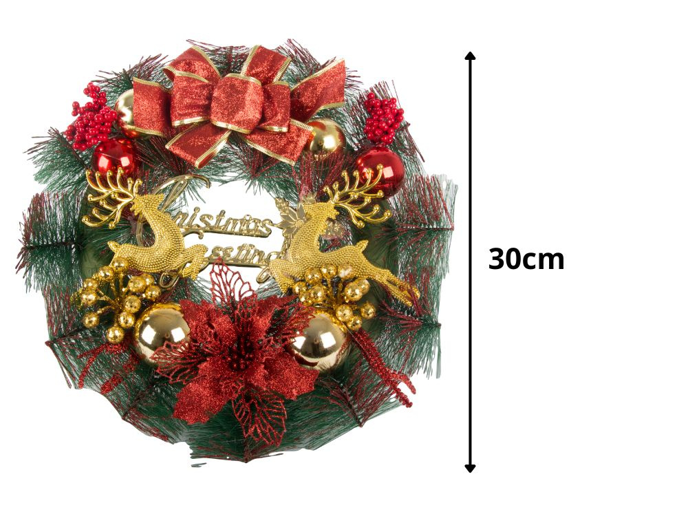 Kalėdinis vainikas 30 cm