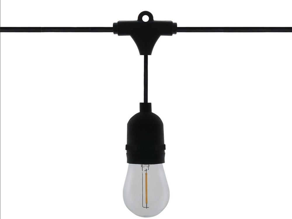 Lauko girlianda su 10 led lemputėmis e27, 10 m