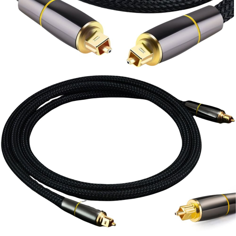 Optinis kabelis, 3 m, pintas, toslink