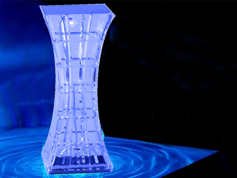 Stalinė led rgb stalinė lempa su pultu, 18 cm