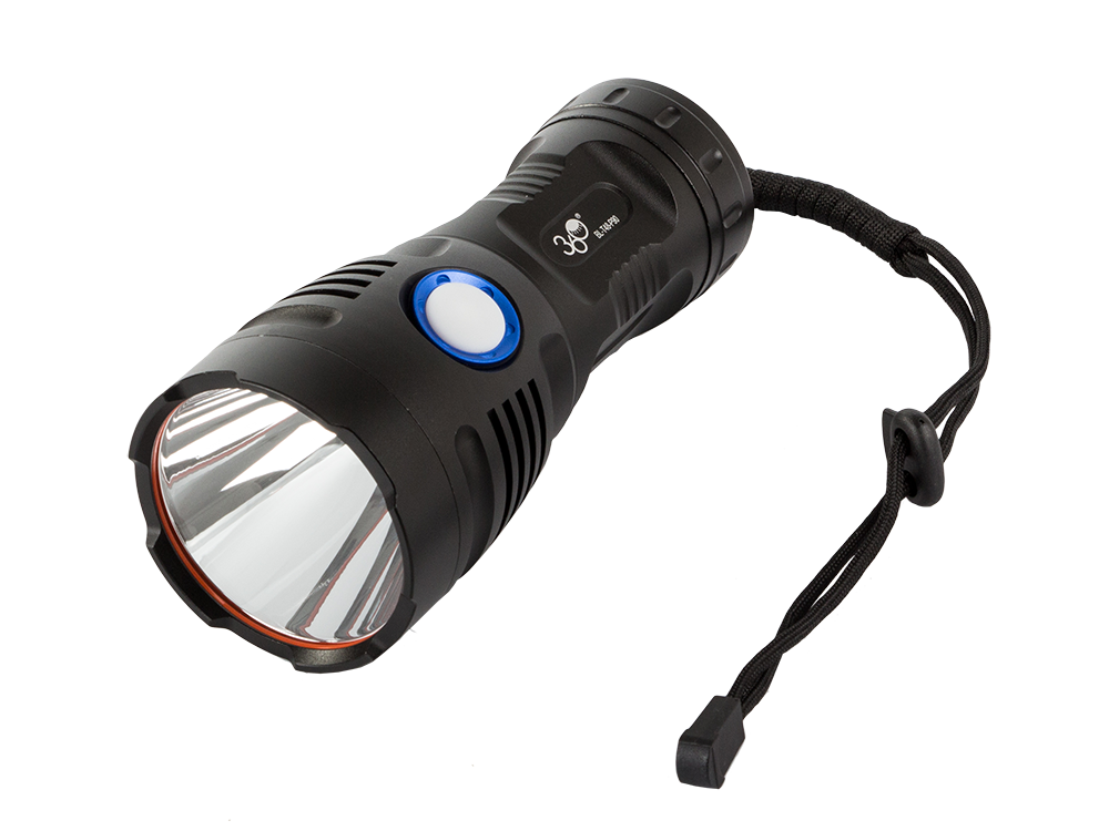 Taktinis žibintuvėlis bailong t48 su cree xhp90 ir cob led