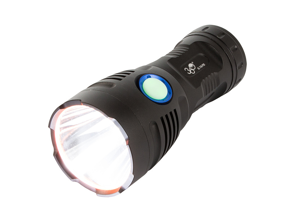 Taktinis žibintuvėlis bailong t48 su cree xhp90 ir cob led