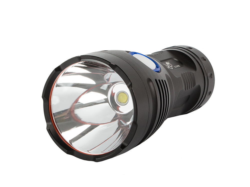 Taktinis žibintuvėlis bailong t48 su cree xhp90 ir cob led