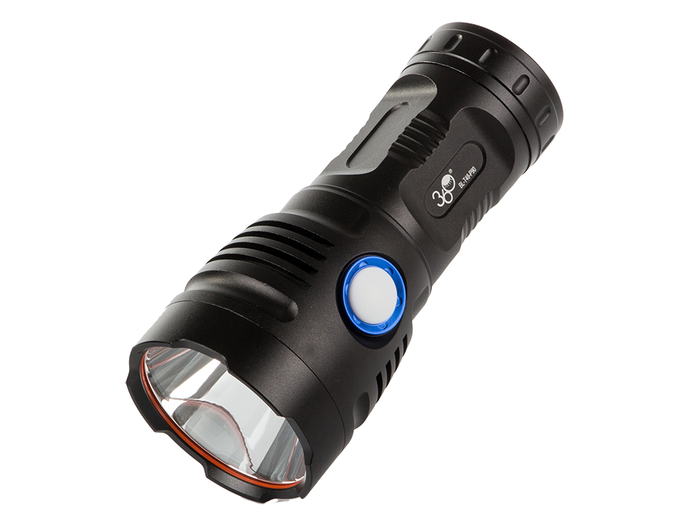 Taktinis žibintuvėlis bailong t48 su cree xhp90 ir cob led