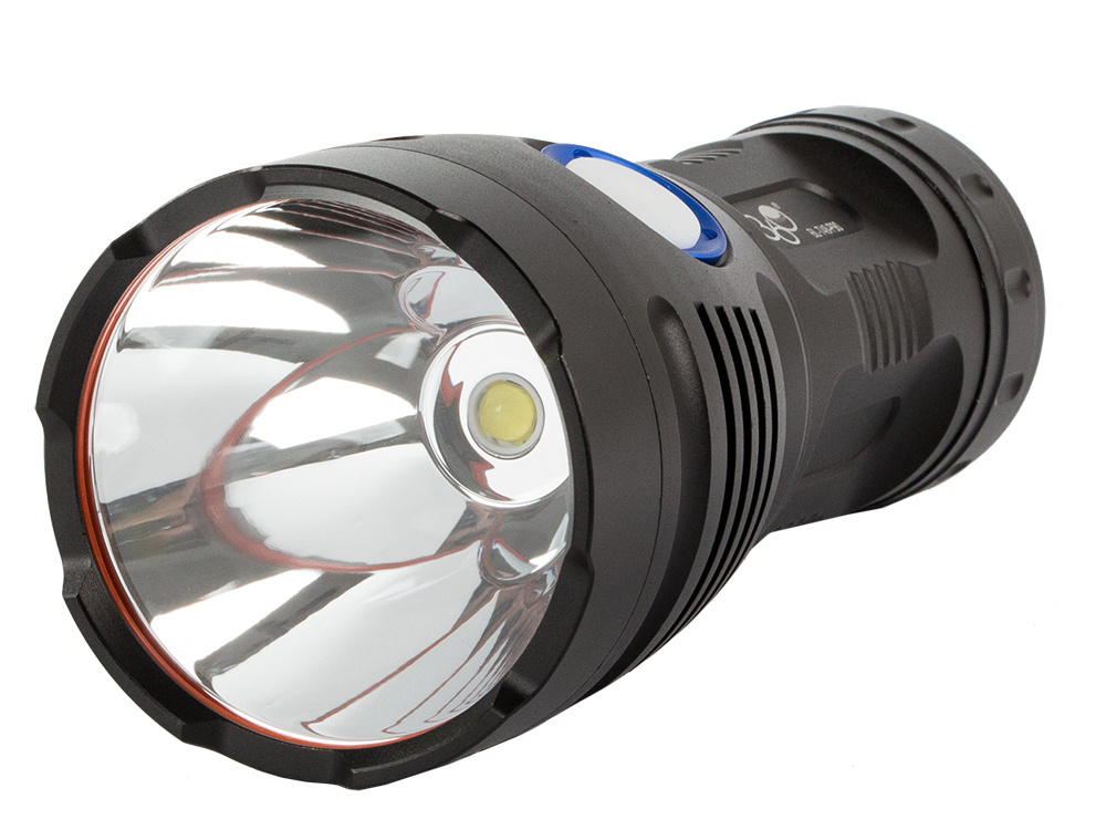 Taktinis žibintuvėlis bailong t48 su cree xhp90 ir cob led