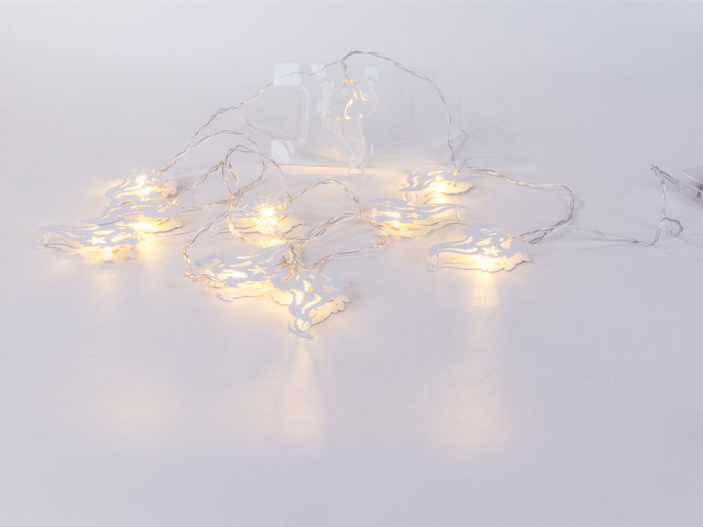 Led girlianda su vaiduokliais, 2 m, 10 švieselių