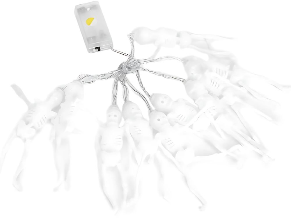 Led girlianda su skeletais 2 m