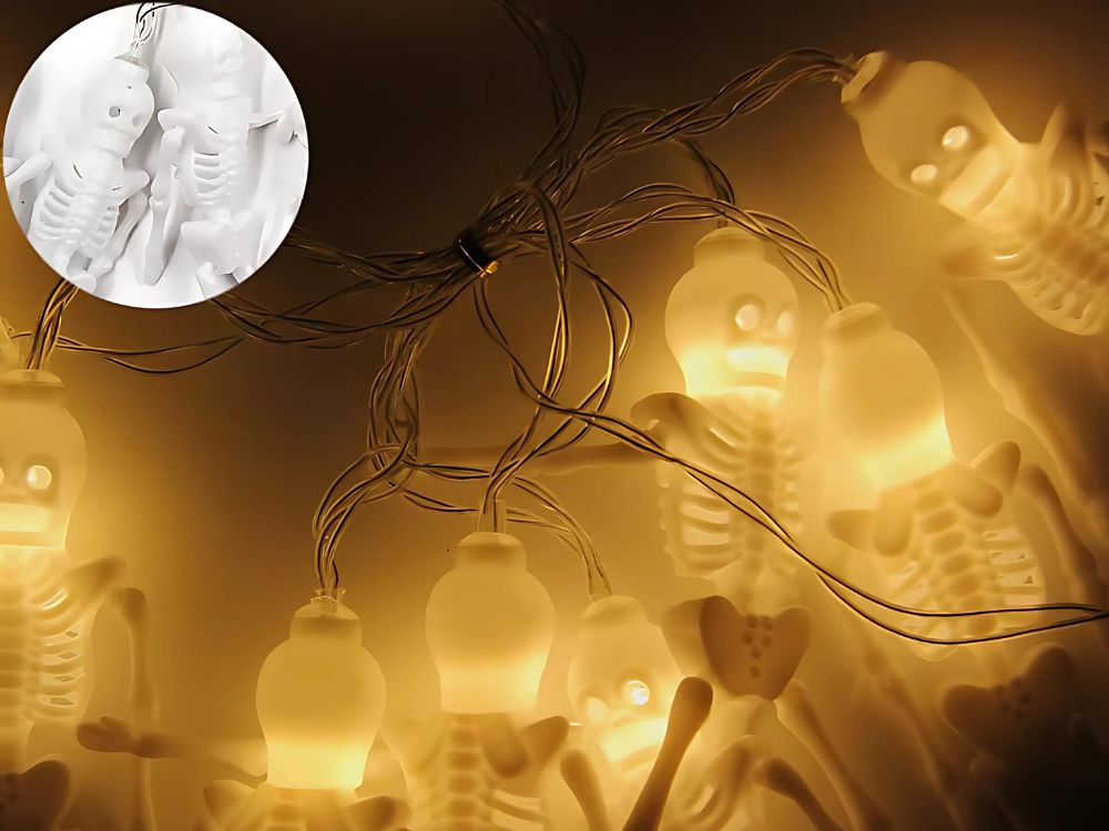 Led girlianda su skeletais 2 m