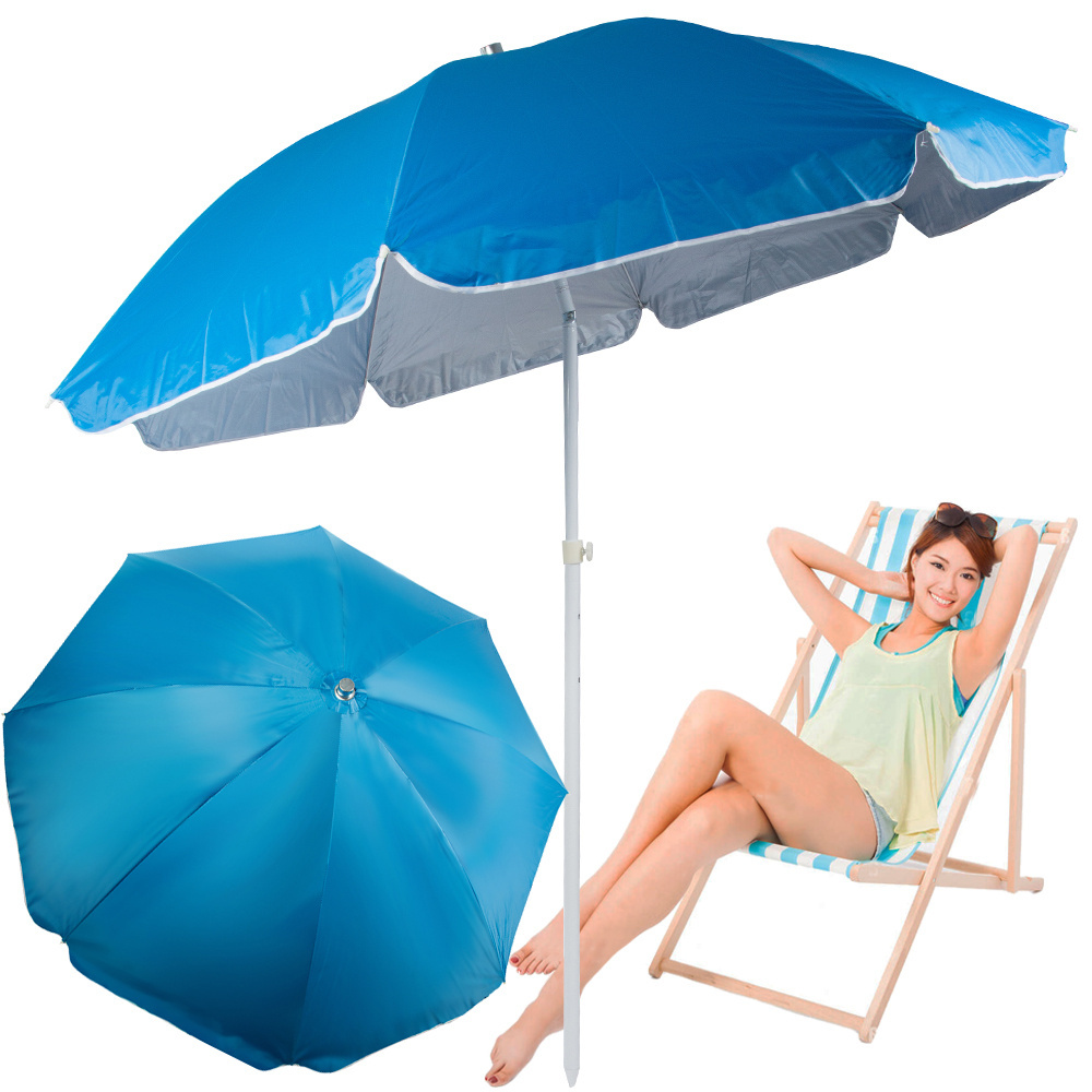 Didelis skėtis su uv filtru, 170 cm, reguliuojamas