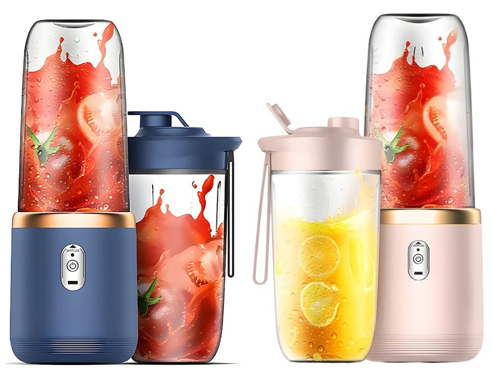 Nešiojamas elektrinis trintuvas su 6 ašmenimis ir 400 ml talpa 3