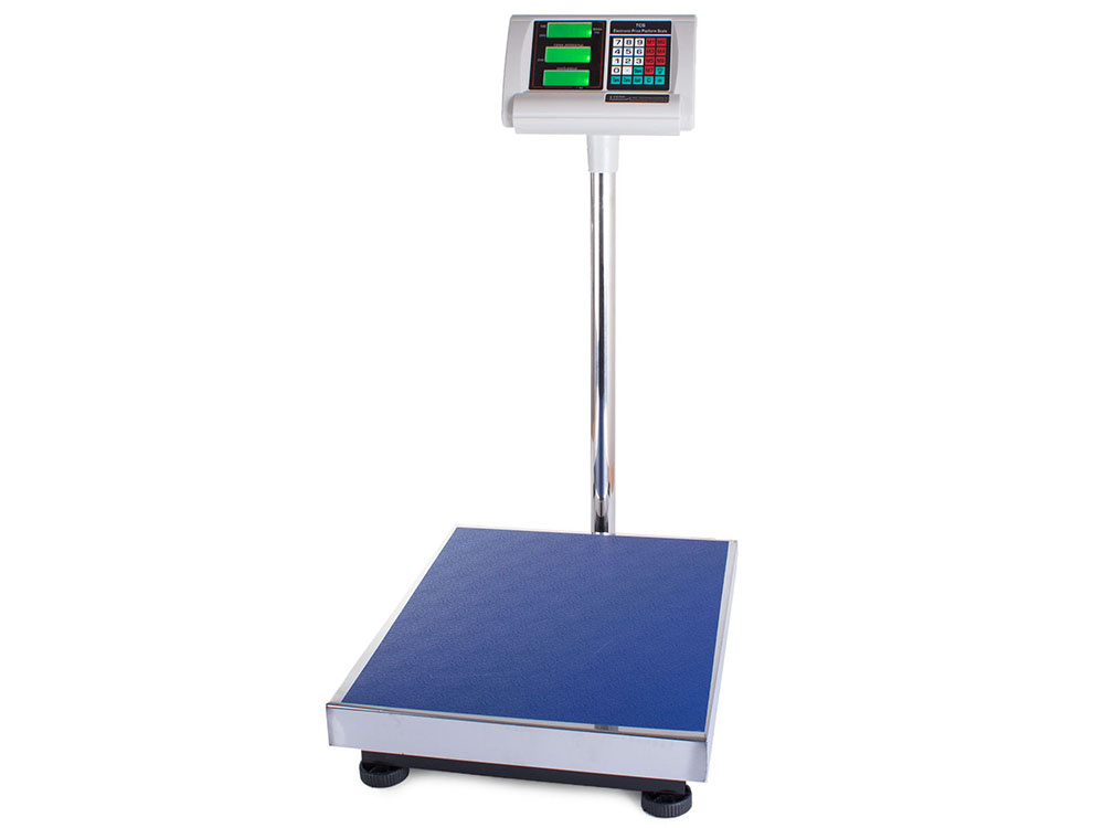 Platforminės svarstyklės su lcd ekranu, iki 300 kg, 40 x 50 cm