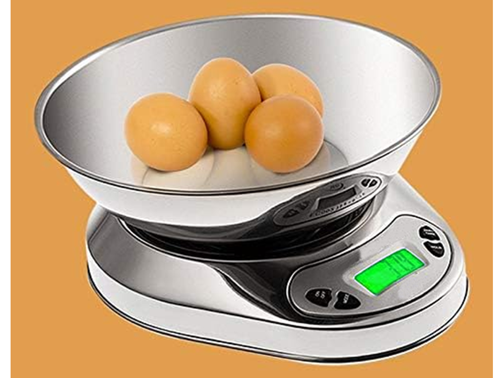 Elektroninės virtuvinės svarstyklės 5 kg/1 g talpa 3