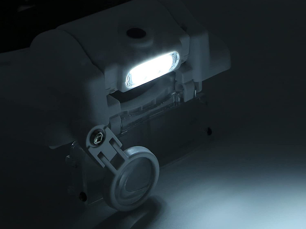 Didinamasis stiklas su 3 led, 11,5x