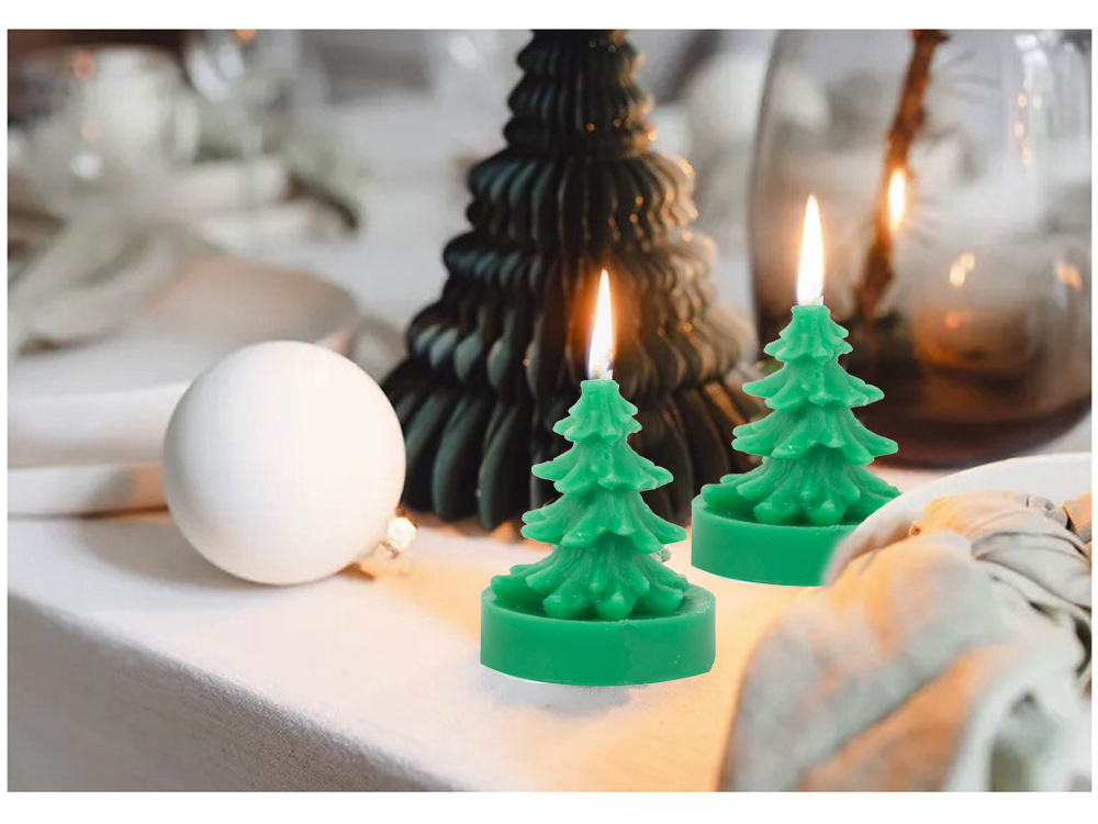 Aromatinė žvakė eglutės formos 7,5 cm