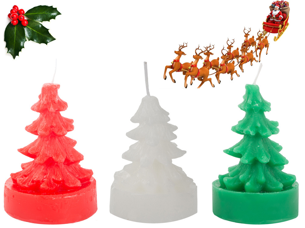 Aromatinė žvakė eglutės formos 7,5 cm