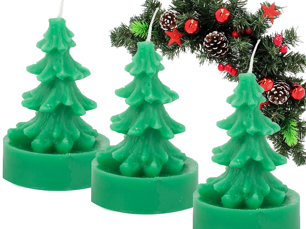 Aromatinė žvakė eglutės formos 7,5 cm