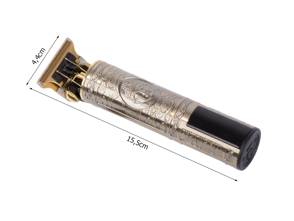Plaukų ir barzdos kirpimo mašinėlė sp-301, 15,5 cm, 3w, auksinė