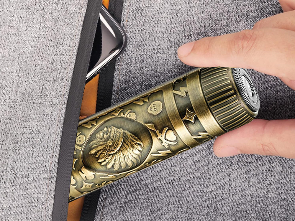 Mini trimeris su usb-c įkrovimu