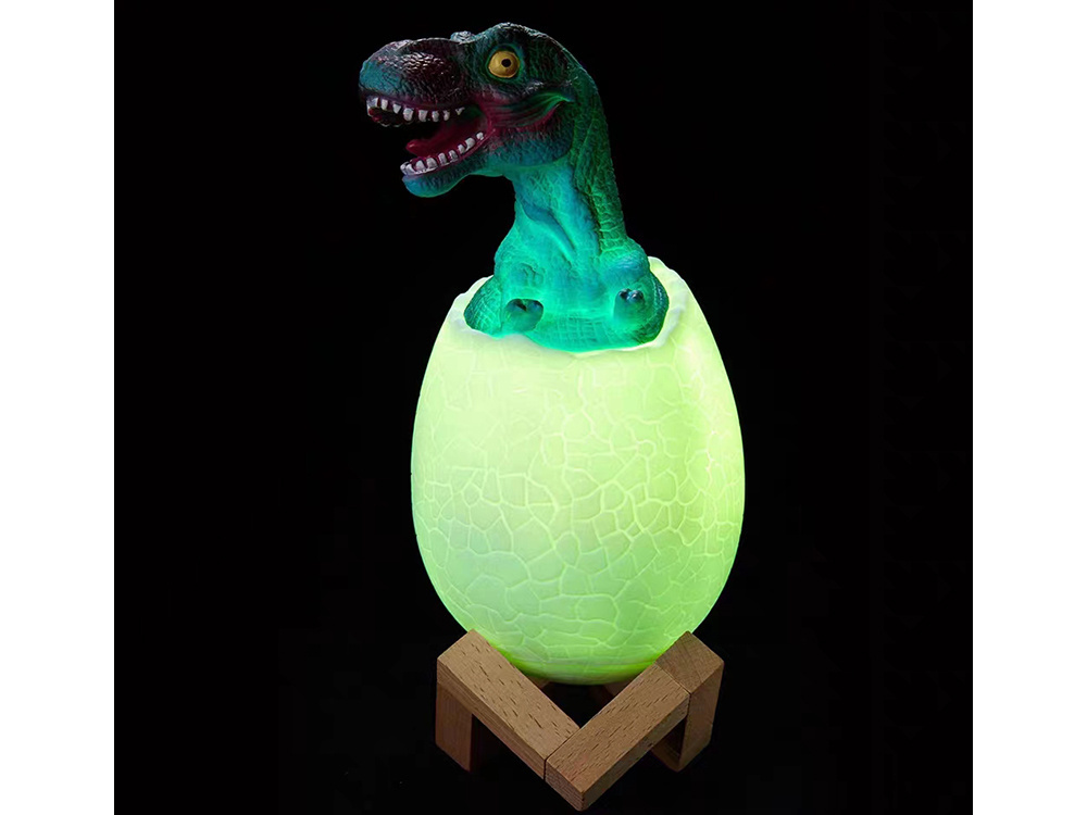 Naktinė lempa dinozauras tiranozauras rgb led