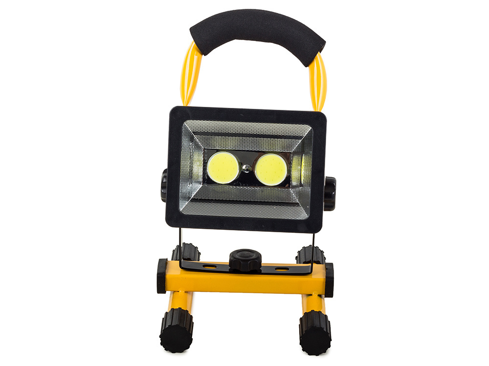 Nešiojamas halogeninis led prožektorius su akumuliatoriumi 30w