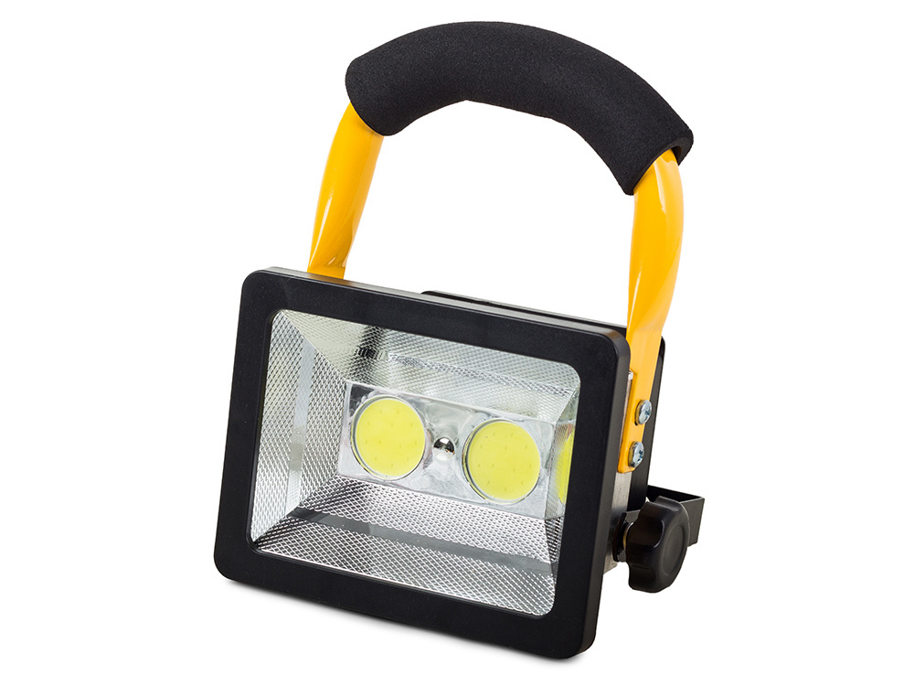 Nešiojamas halogeninis led prožektorius su akumuliatoriumi 30w