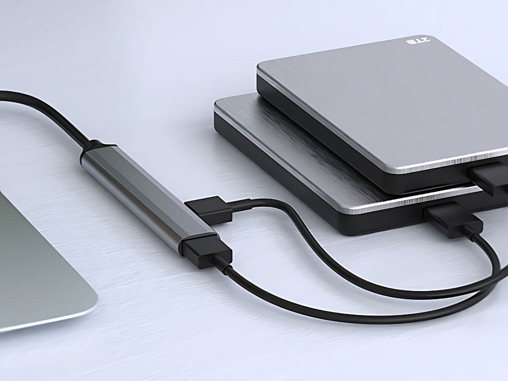 Usb skirstytuvas 3.0 su 4 prievadais