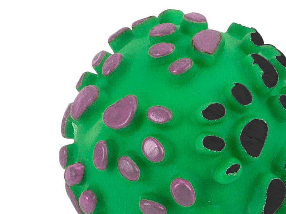 Šunų ir kačių kramtomas žaislas kamuoliukas, 7 cm 2