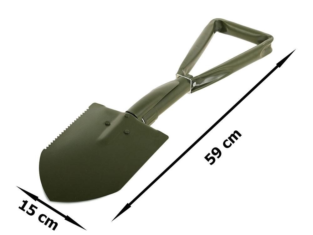 Daugiafunkcinė kastuvė su kilpa ir pjūklu 59 cm