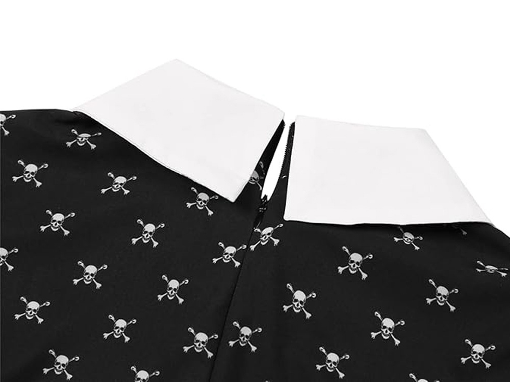 Vaikiškas wednesday addams kostiumas 125 cm