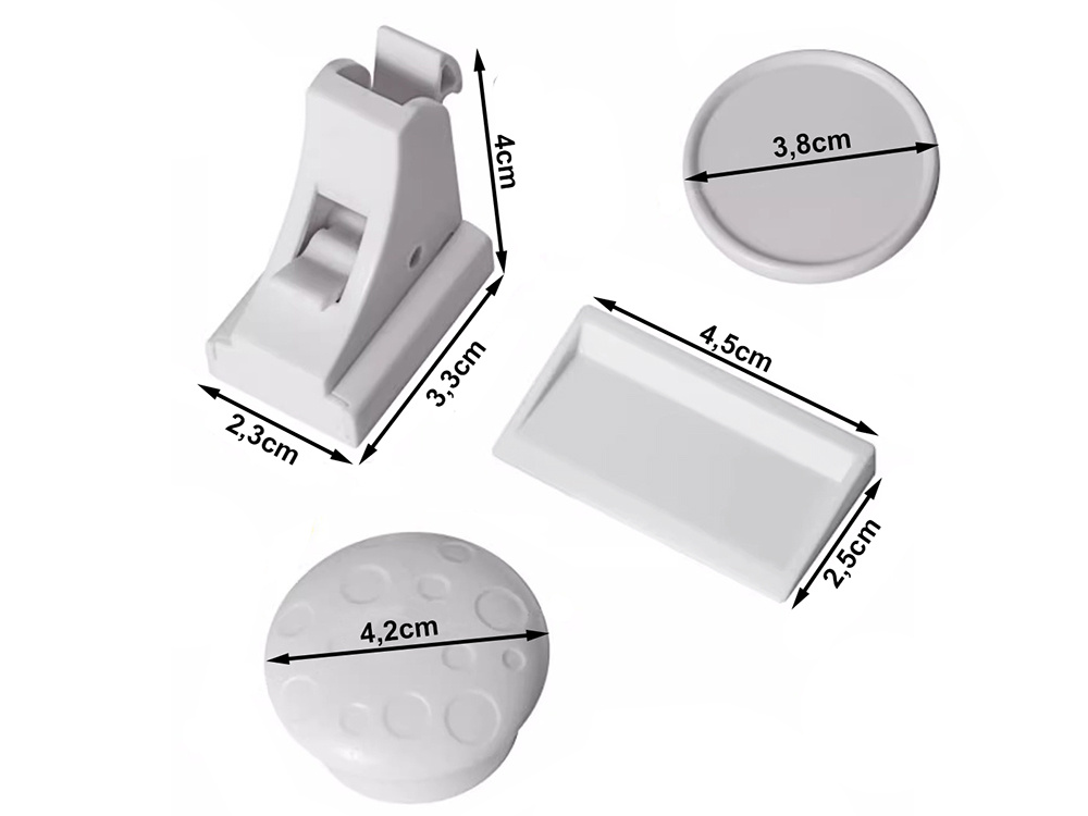 Magnetinė baldų apsauga vaikams, 10 vnt