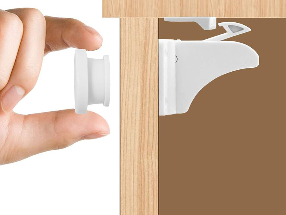 Magnetinė baldų apsauga vaikams, 10 vnt