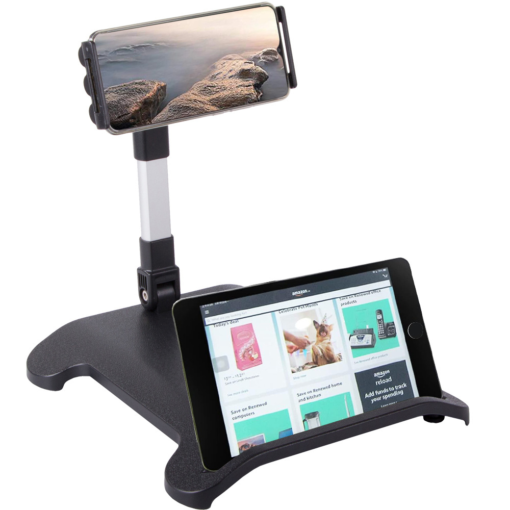 Telefonų ir planšetinių kompiuterių stovas, 25-34 cm
