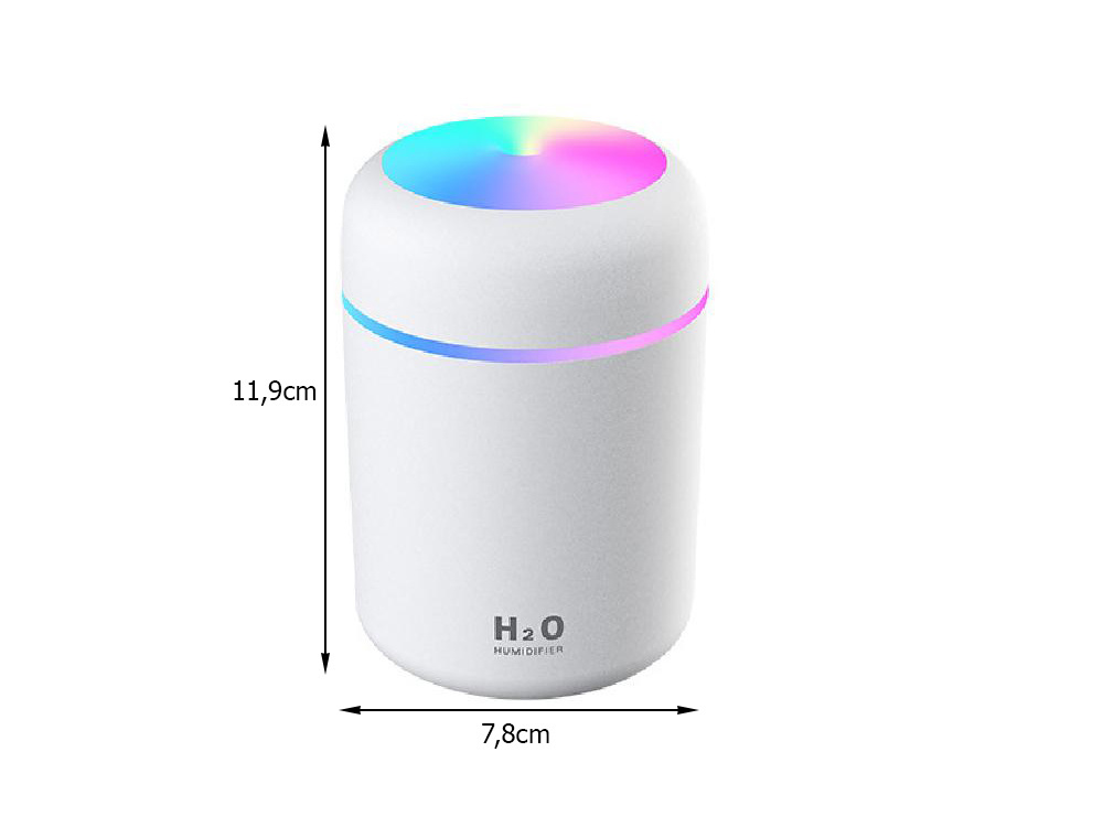 Oro drėkintuvas su aromaterapijos funkcija, 300 ml, usb