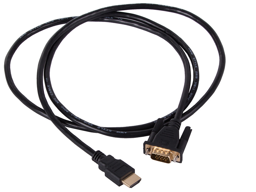 Vga-hdmi kabelis, 1,3 m, aukso spalvos jungtys, 1920x1080p