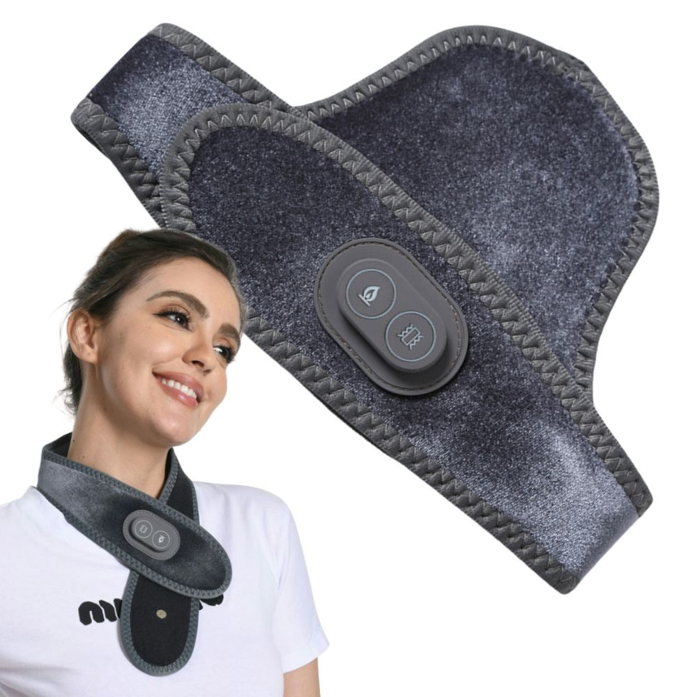 Kaklo masažuoklis su šildymo funkcija ir usb-c