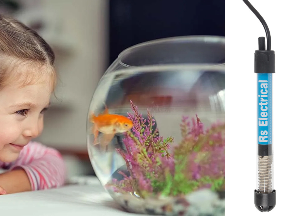 Akvariumo šildytuvas 50w su termostatu