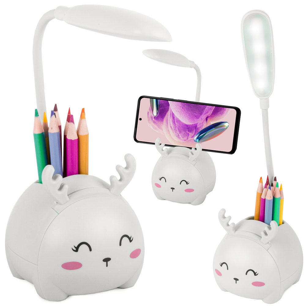 Vaikiška naktinė led lempa su usb ir stovu