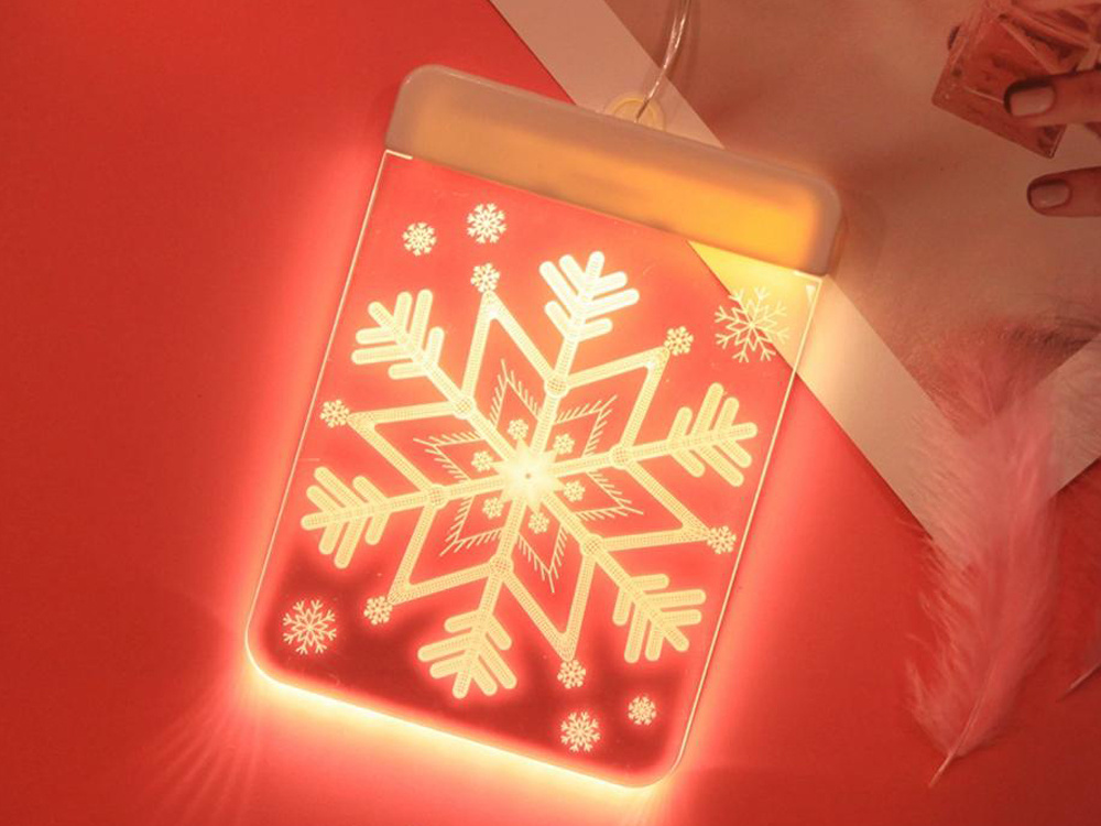 Led vitražas langui, 3d, 42 cm