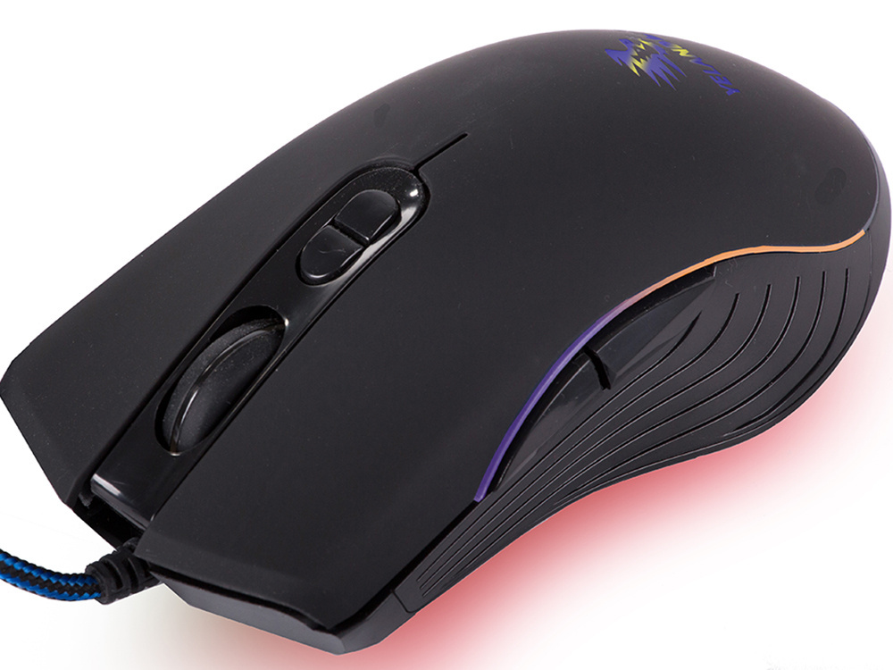 Optinė pelė su rgb apšvietimu, 12,5 cm