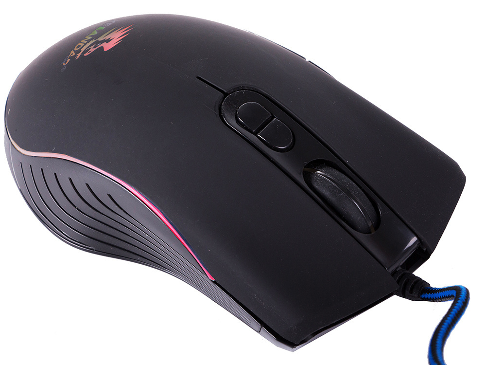 Optinė pelė su rgb apšvietimu, 12,5 cm