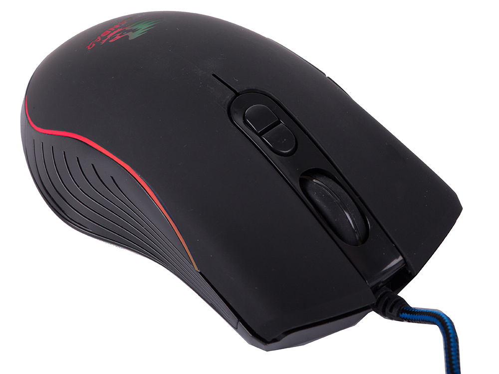 Optinė pelė su rgb apšvietimu, 12,5 cm