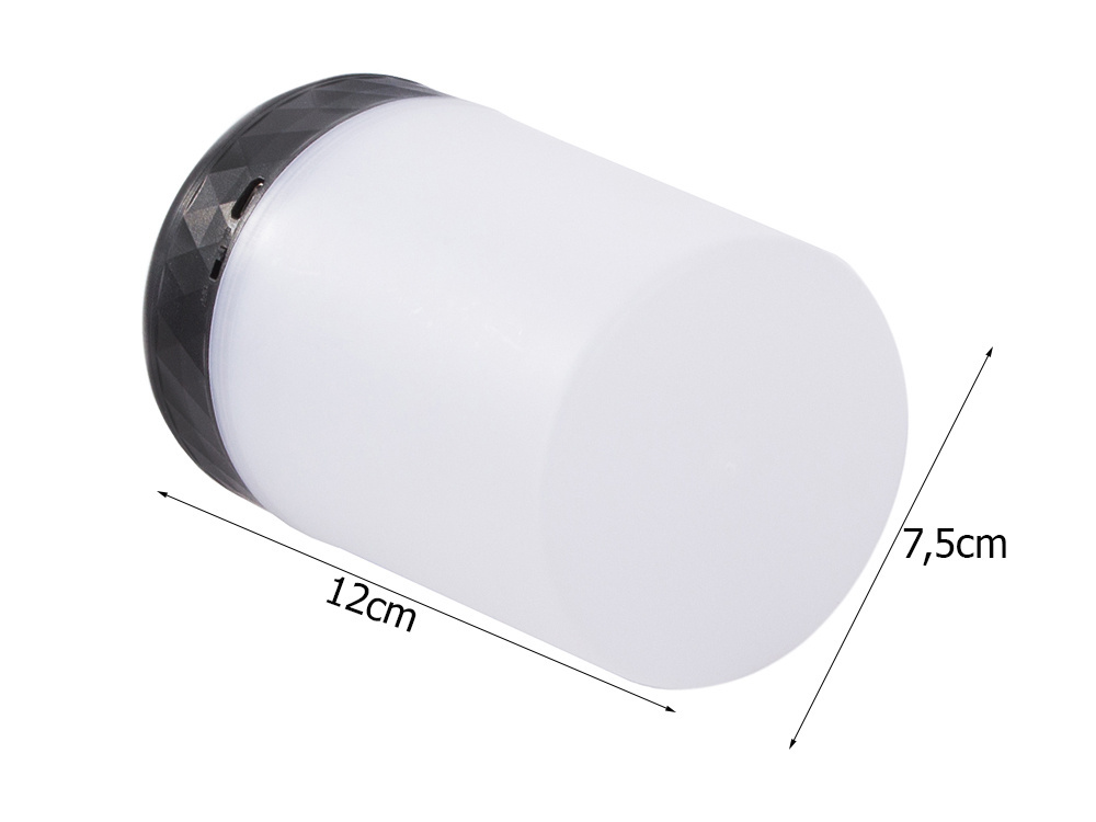 Naktinė led lempa ry-1818 su rgb apšvietimu, 12x7,5 cm, usb