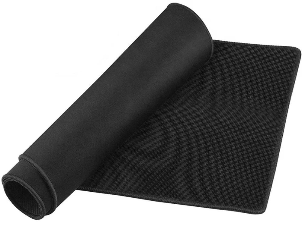 Žaidimų kilimėlis pelėms ir klaviatūrai xl 80x30 cm, juodas