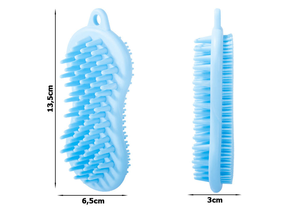 Silikoninė masažinė kūno kempinė 13,5 cm