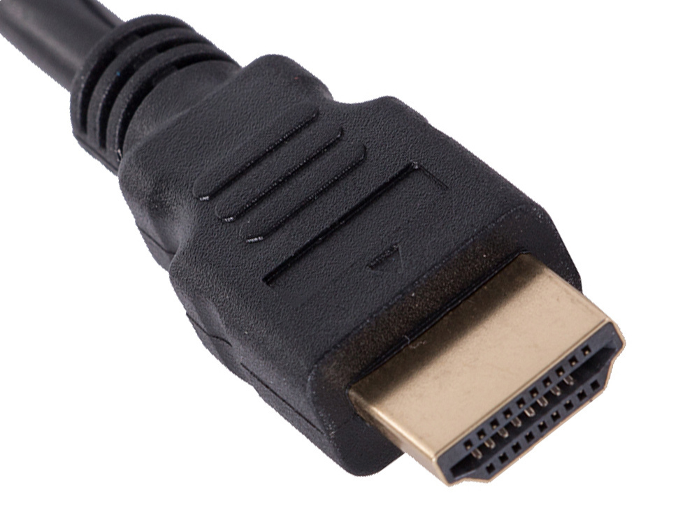 Hdmi į vga kabelis 2m su auksiniais jungikliais