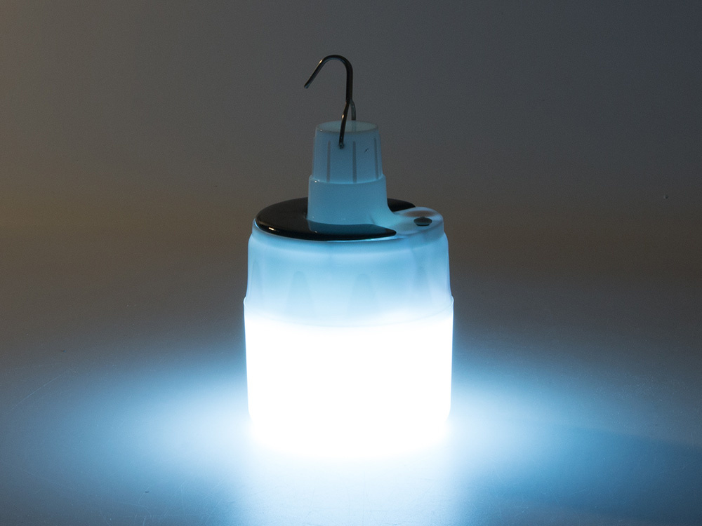 Turistinė saulės lempa su usb įkrovimu, 33 led, 3 režimai
