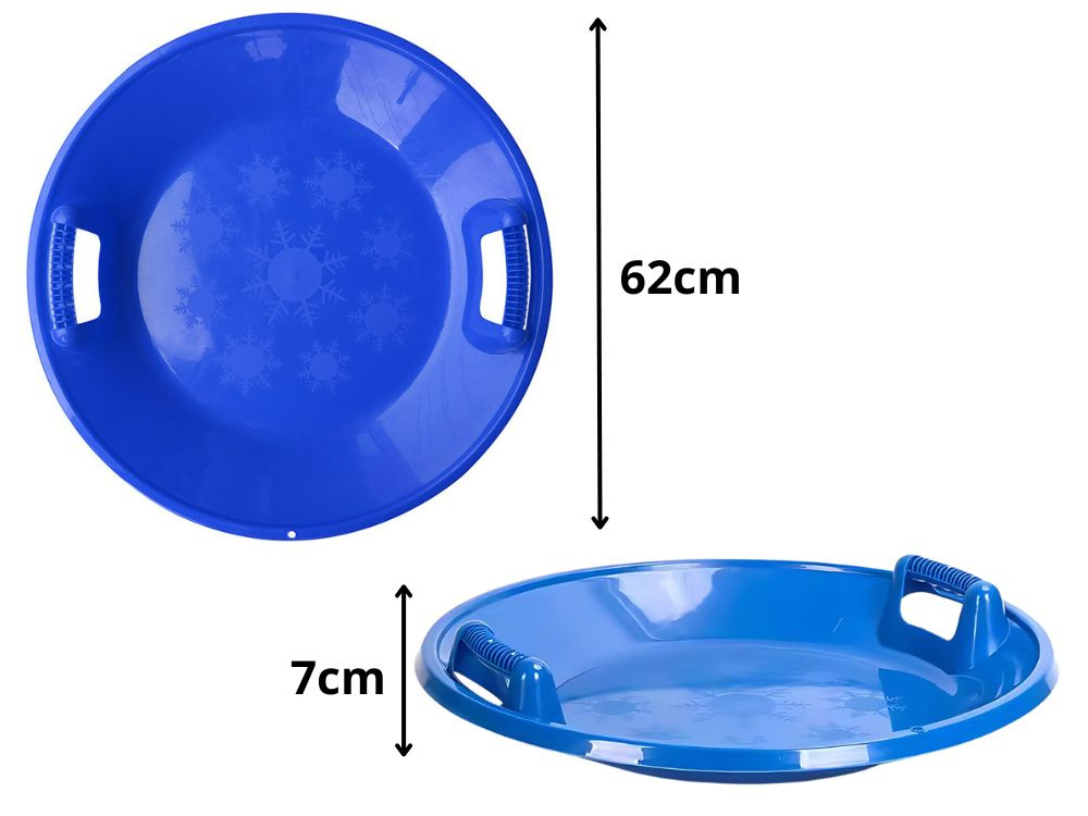 Plastikinės rogutės 62 cm