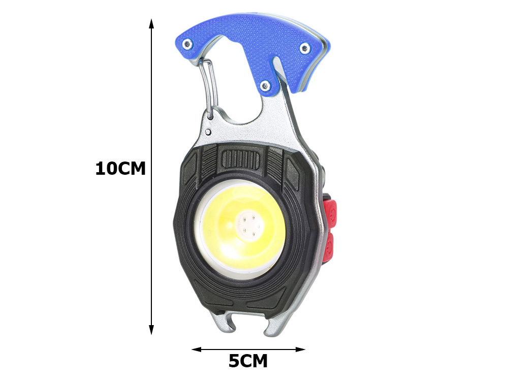 Led žibintuvėlis 8-in-1 su cob šviesa